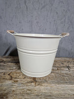 Buitenpot Sebo Off white middel