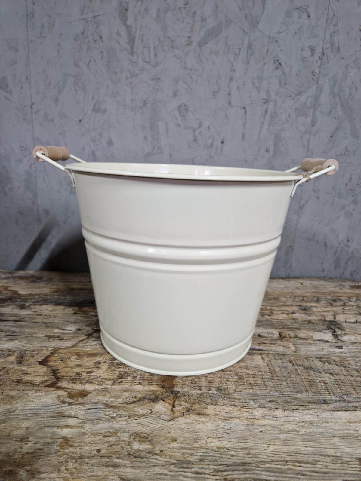 Buitenpot Sebo Off white middel