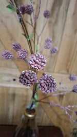Twig with Cedercones Autumn roze kunsttak 80 cm; exclusief vaas