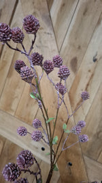 Twig with Cedercones Autumn roze kunsttak 80 cm; exclusief vaas