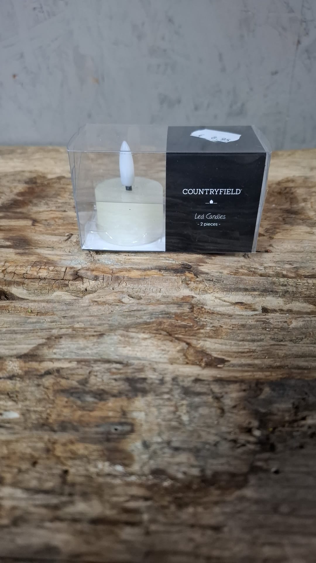 Crèmekleurige LED Kaarsen – Set van 2