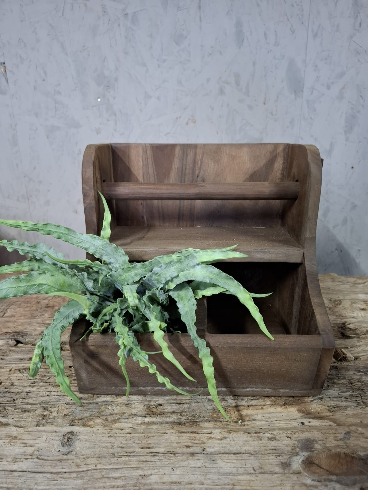 Houten Organizer met 3 Vakken