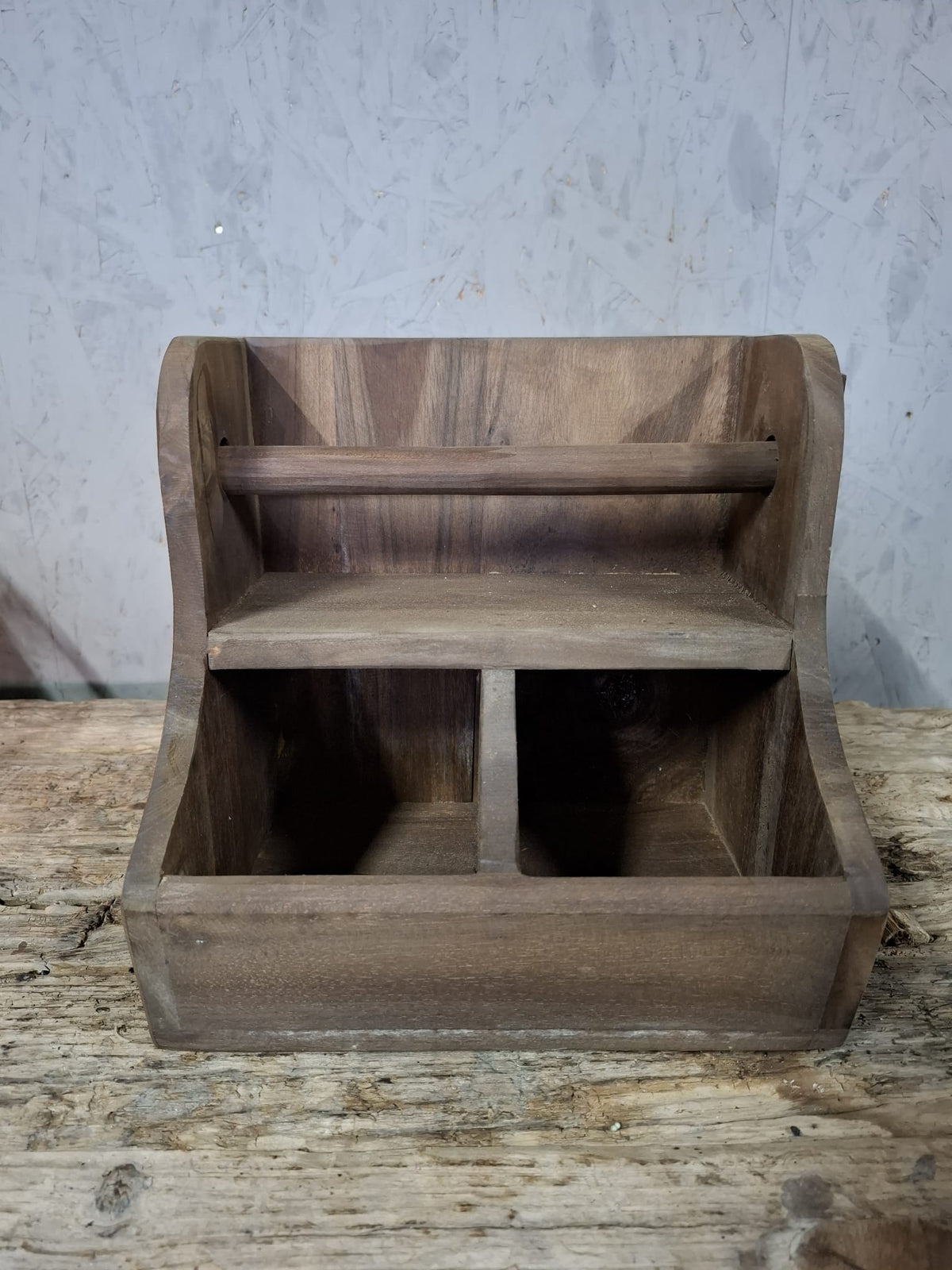 Houten Organizer met 3 Vakken