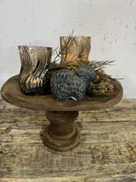 Houten plateau op voet naturel bruin – Schuur 81