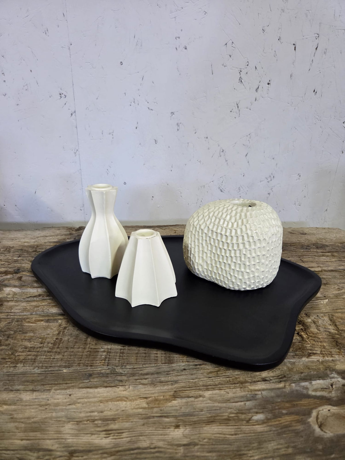 Kandelaar Wit – Hoog – Modern – 13 cm