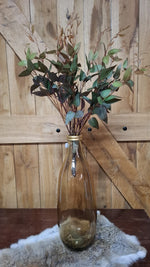 Zijden Ligustrum in Bloom Bush 53 cm met groene bladeren; exclusief vaas