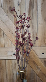 Set van 3 Budspray Burgundy kunsttakken, 76 cm; exclusief vaas