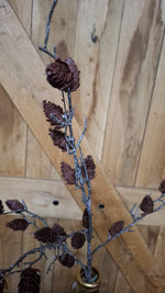 Twigs with Pinecones Autumn kunsttak 80 cm; exclusief vaas