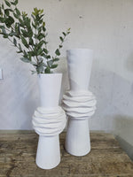 Vaas Wave – Klein – Wit – Ø 18,5 cm × 47,5 cm