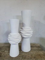 Vaas Wave – Klein – Wit – Ø 18,5 cm × 47,5 cm