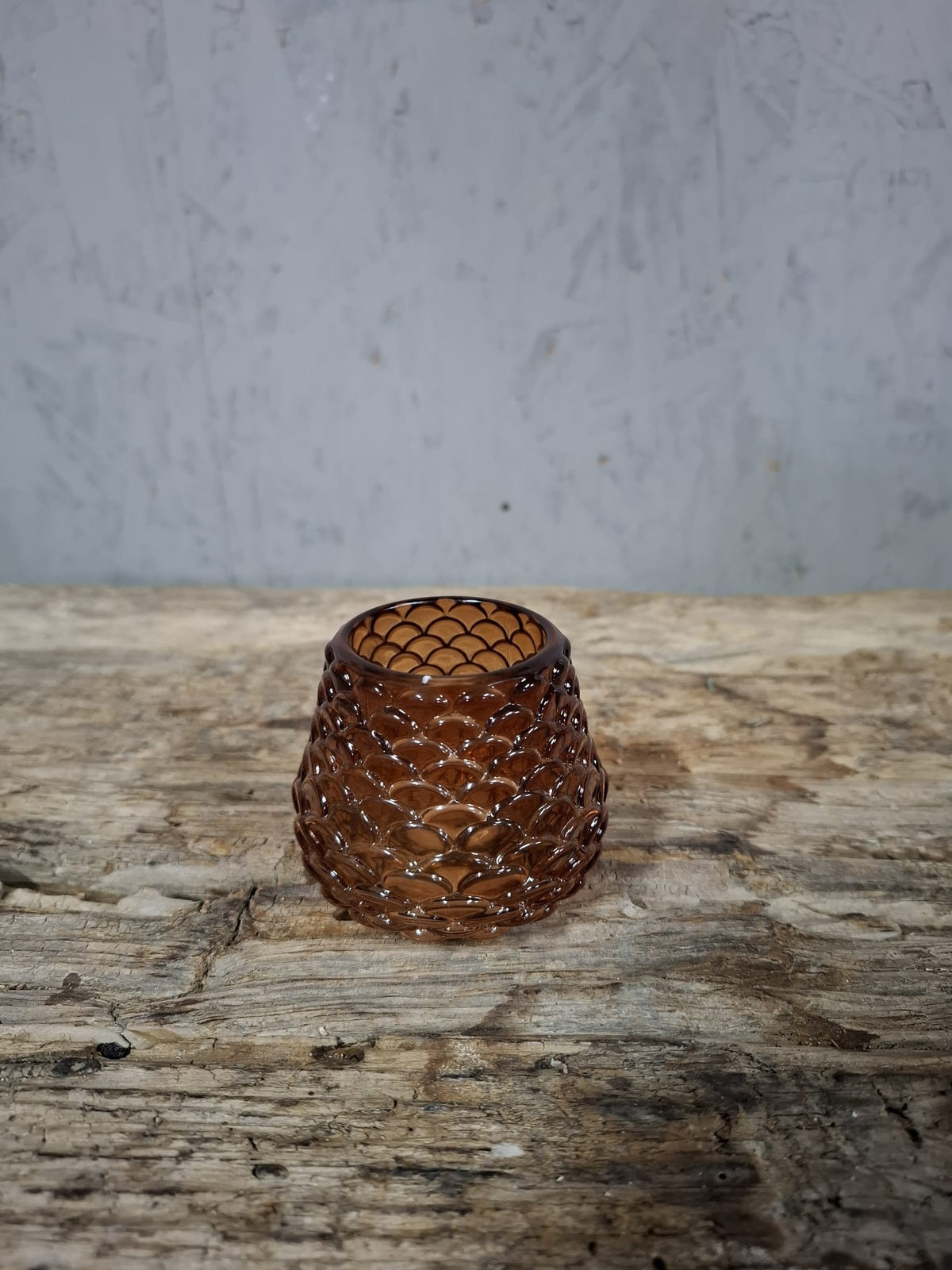Waxinelichthouder Cognac S