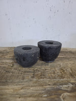 Waxinelichthouder Donker Grijs – Groot – Stoer – 12,5 cm