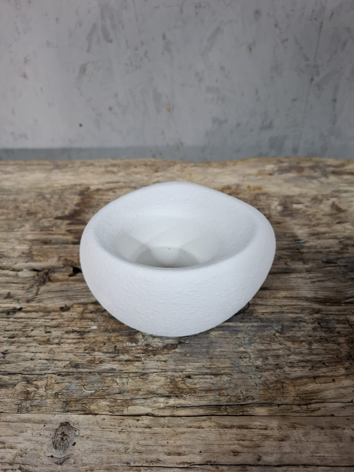 Witte Theelichthouder Rond
