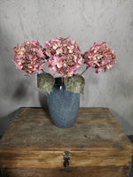 Zijden bloem Hydrangea Old Pink 52cm