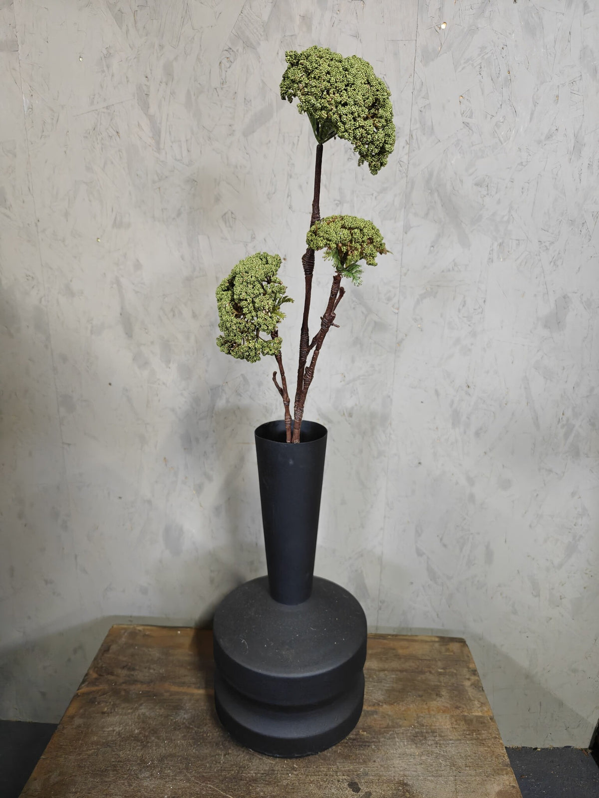 Zijden bloem Sedum Spray Green 85cm - Brynxz