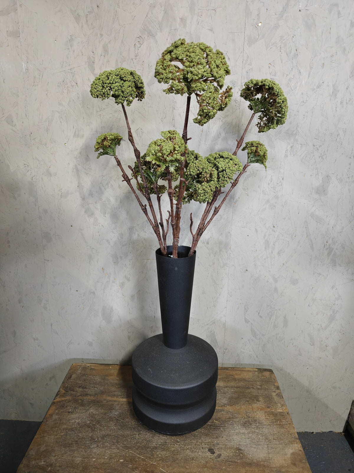 Zijden bloem Sedum Spray Green 85cm - Brynxz