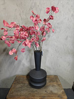 Zijden bloem Silver Leave Twig Pink 90cm