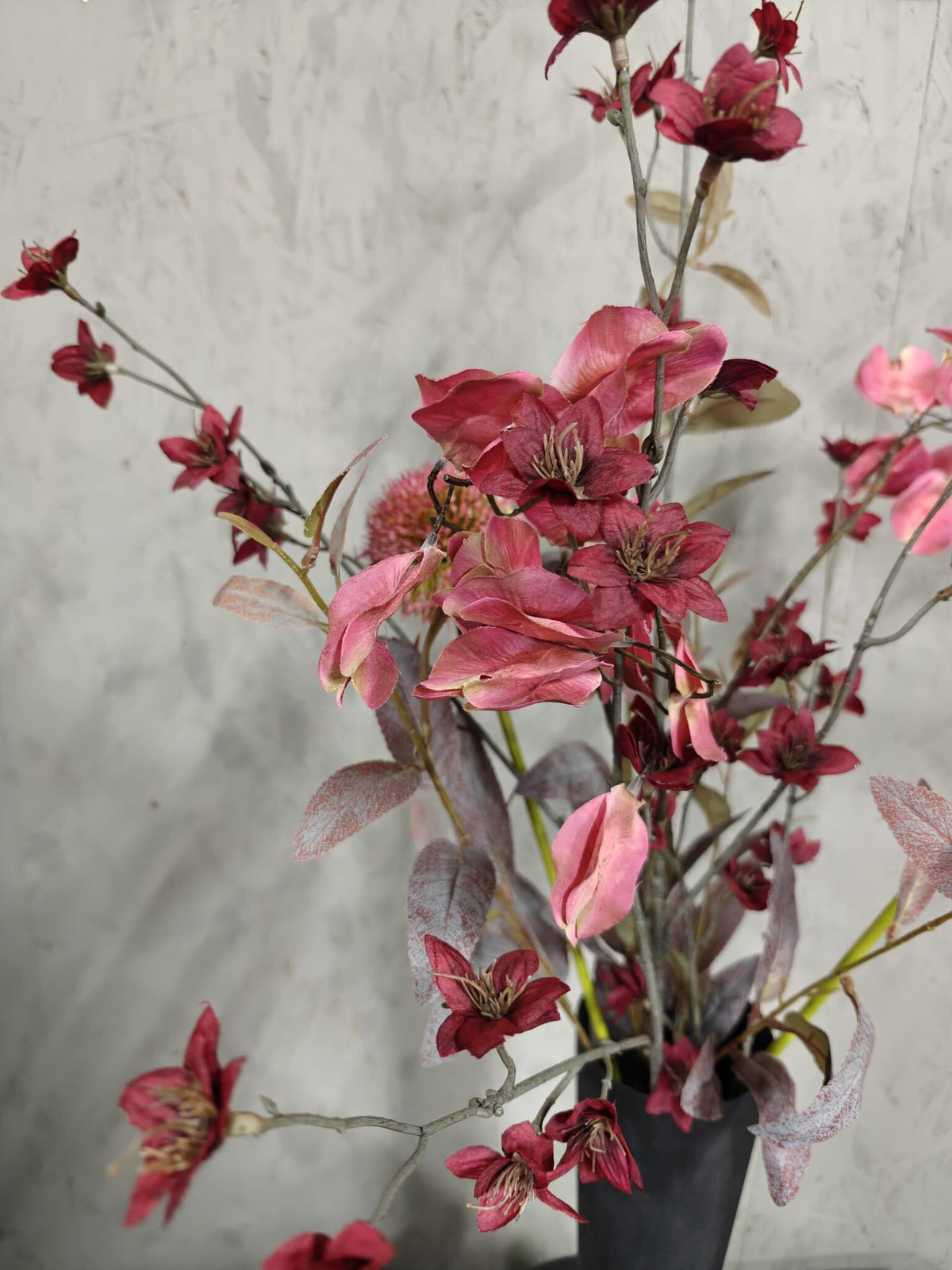 Zijden bloemen Mix Bos – Inclusief Pot 1