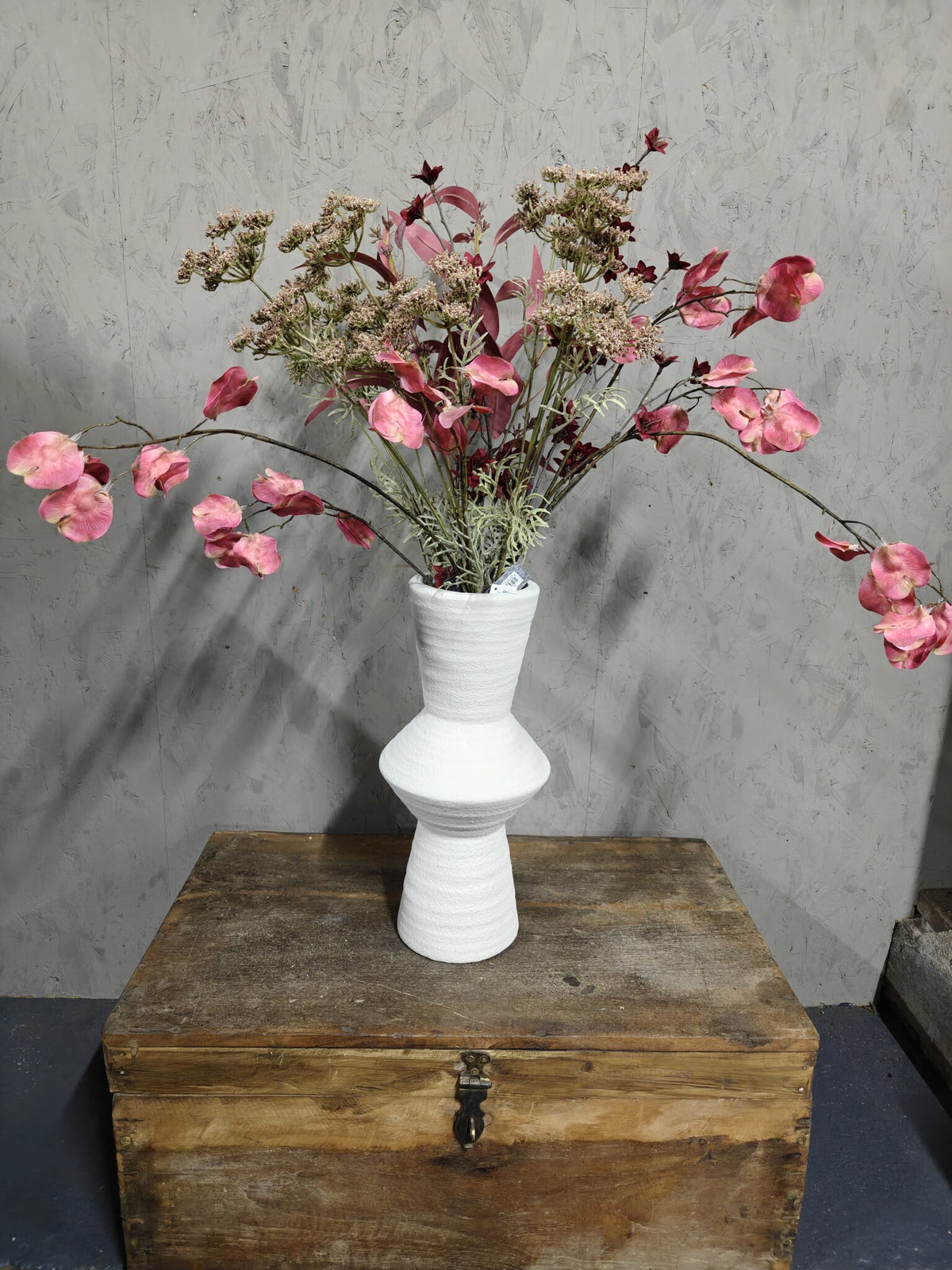 Zijden bloemen Mix Bos – Inclusief Pot 6