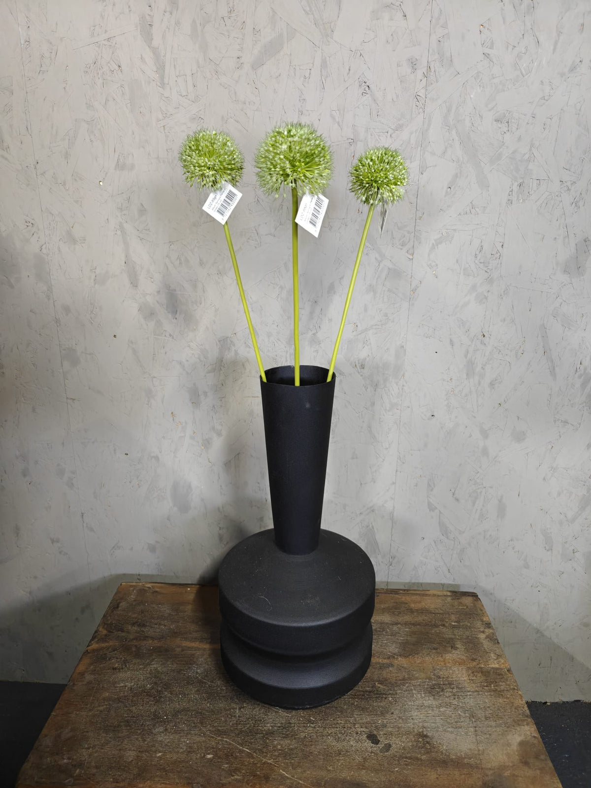 Zijden bloem Allium Spring's Perfect Green 75cm - Brynxz