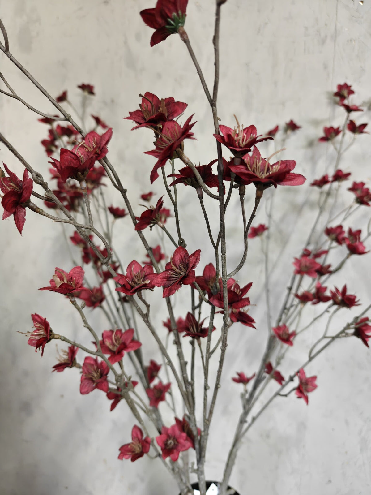 Zijden bloem Cornus Bordeaux 110cm - Brynxz