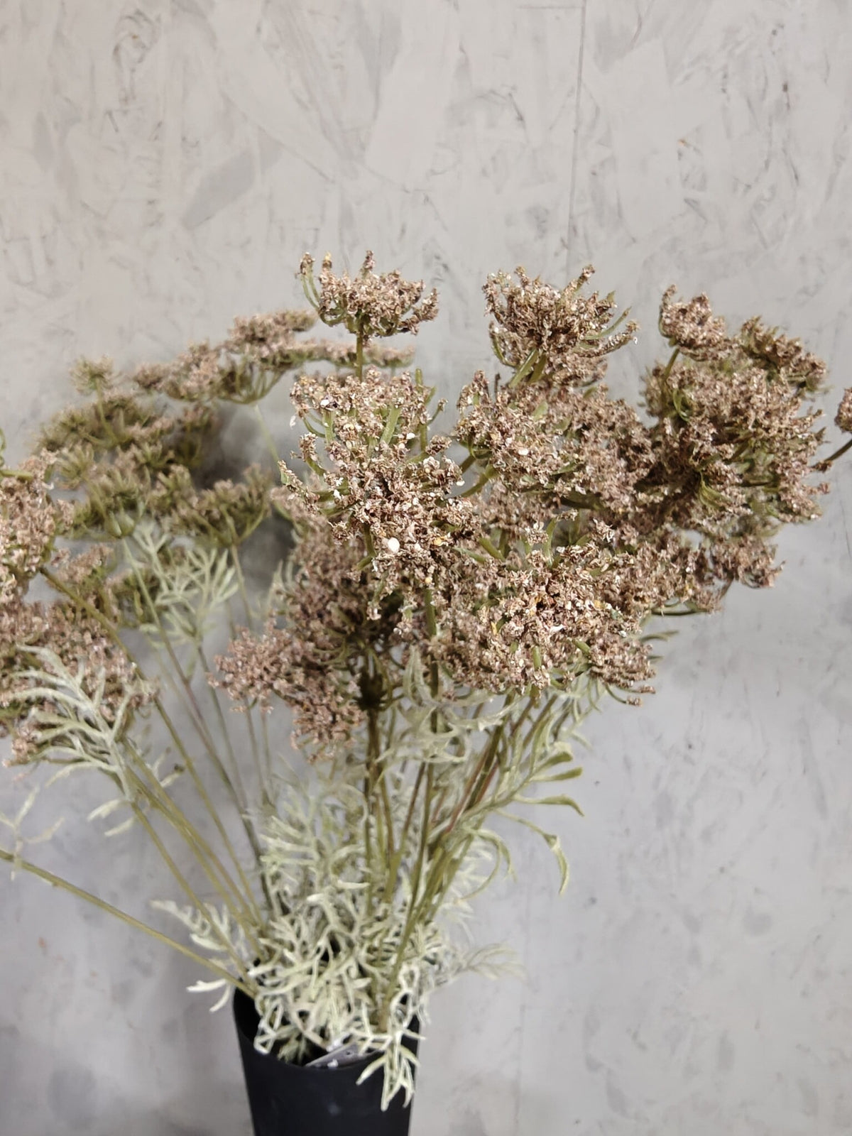 Zijden bloem Single Lace Flower Orange 80cm - Brynxz