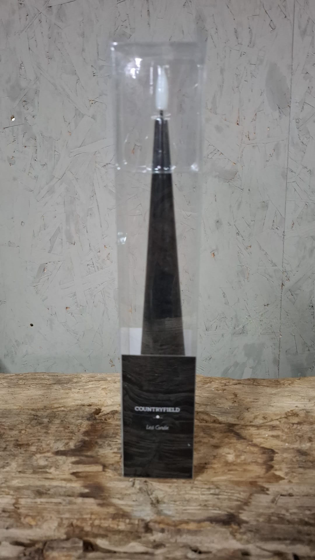 Zwarte LED Dinerkaars – 29,5 cm